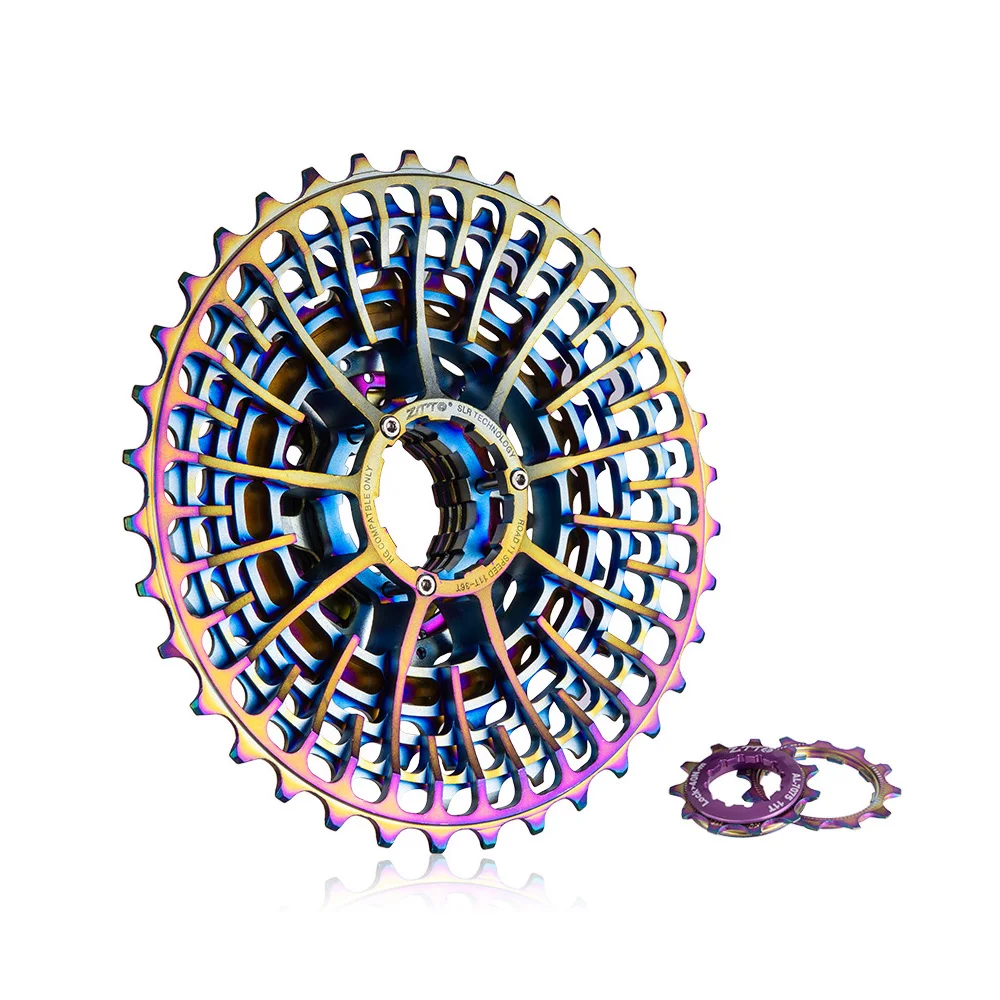 ZTTO Road bike 11 Speed SLR Colorful Cassette  freewheel UltraLight 11-28T Gravel bike 11-36T 11Speed 11-34 K7 11V 11-32 CNC