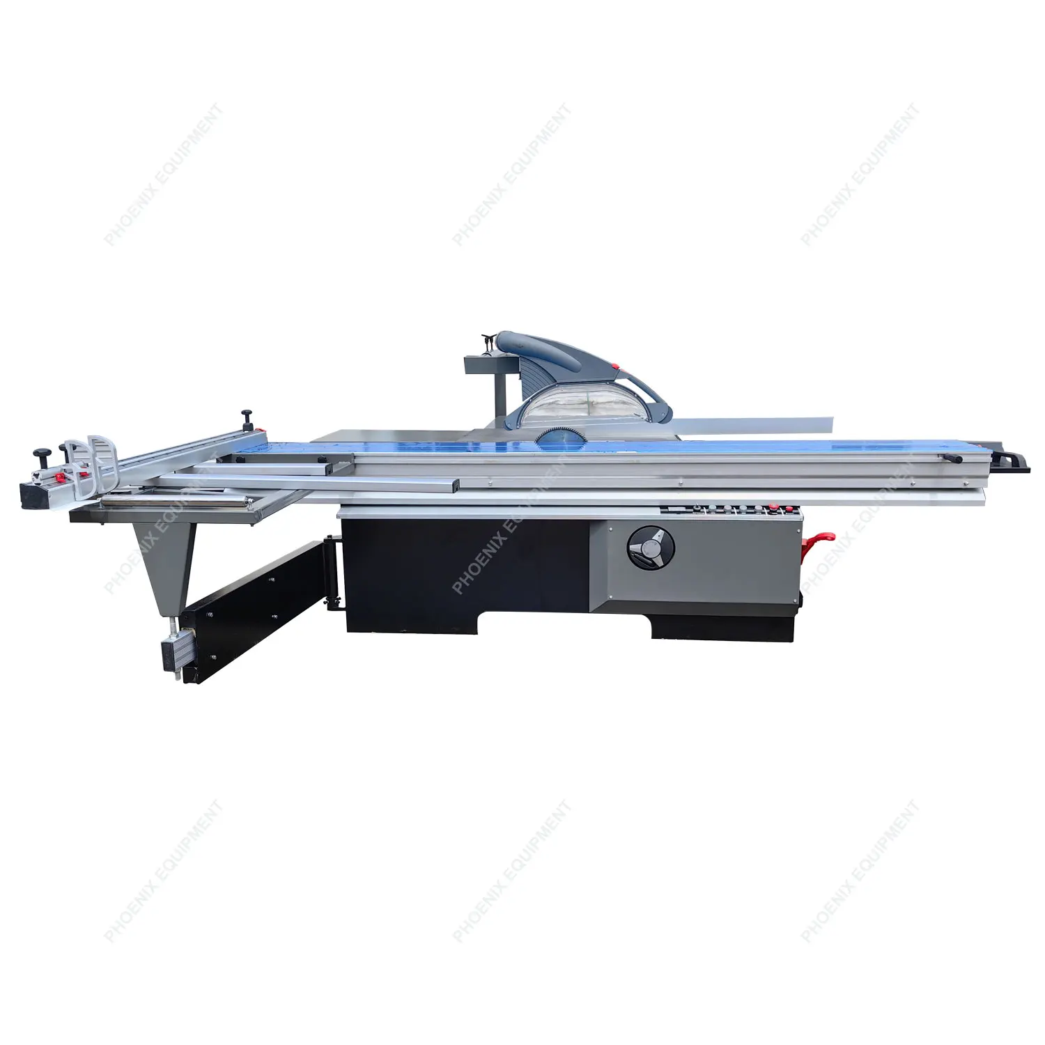 Fully automatic woodworking sliding table saw precision 45 degree oblique cutting board saw