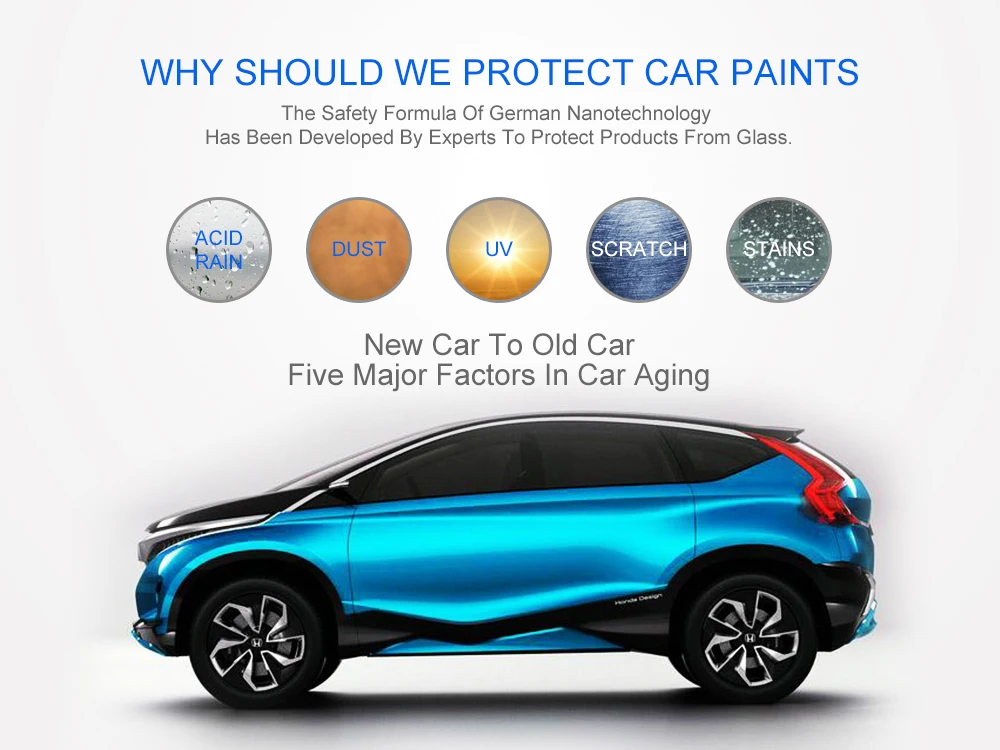 
Fast Protective Car Care Product Hand Spray Coating 9h Nano Ceramic Coating Car Care Detailing 