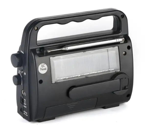 AM/FM/MW/SW/TV/WX/VHF wave 10 bands solar hand crank weather radio