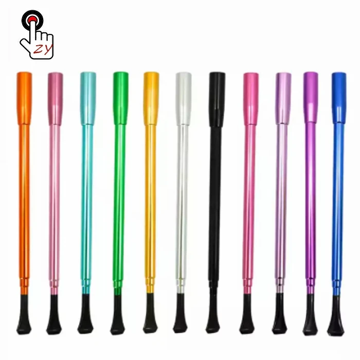 Custom Retractable Cigarette Holder Smoking Pipe Aluminum Cigarette Accessories Machining Metal Smoking Pipes Accessories