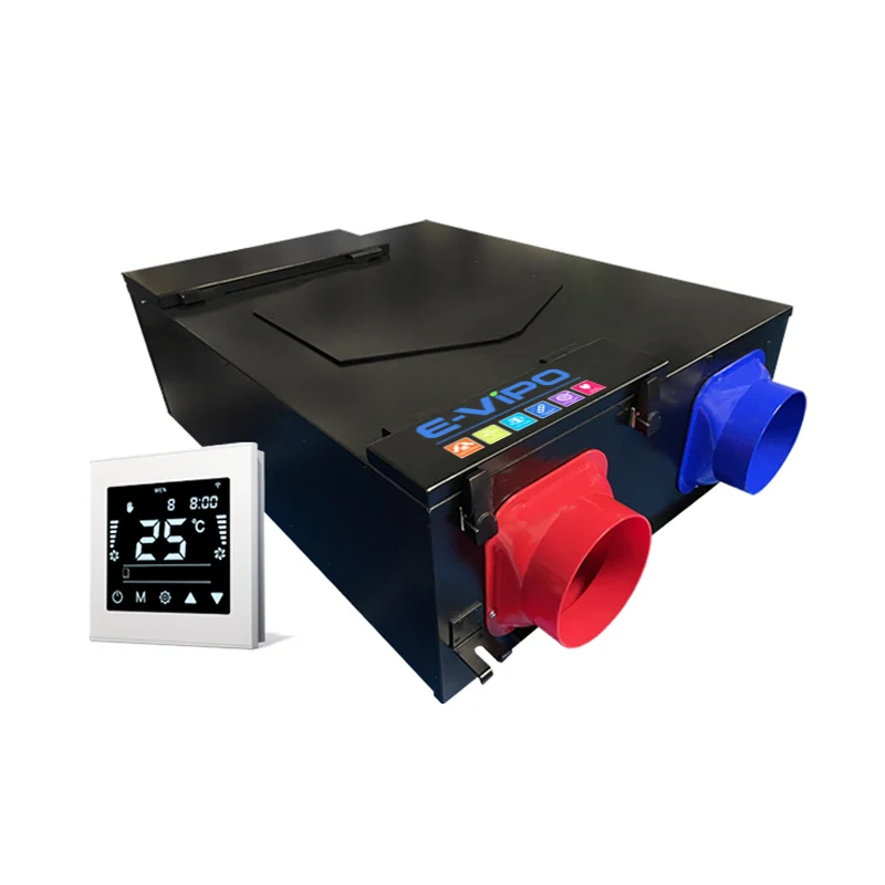 E-VIPO High Quality Eco Design Counter flow Ventilation Bypass Recuperator 93% Heat Exchanger