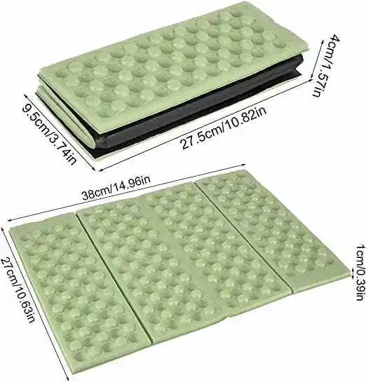 Outdoor Sitting Pad Foam Sleeping Camping Mat Pad Eco Waterproof Mat Folding Foam Sand Free Mat Pad