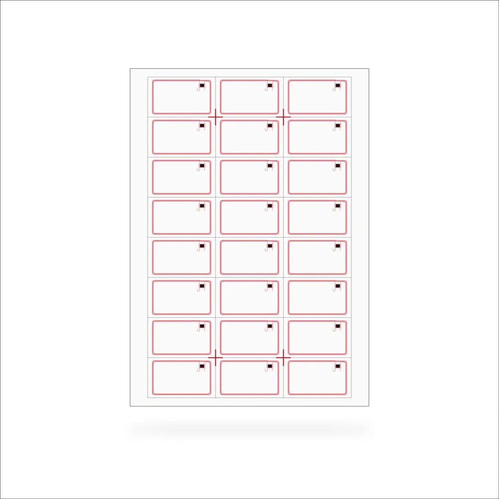 Китай дешёвый ПВХ rfid карты пластиковые сухой/мокрый Декор 125 кГц T5577 близости смарт-карты Rfid лист со