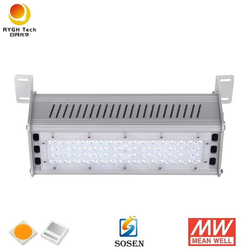 motion sensor 50W 80W 120w 130w 150w 400w IP65 industrial led linear high bay light linear low bay light