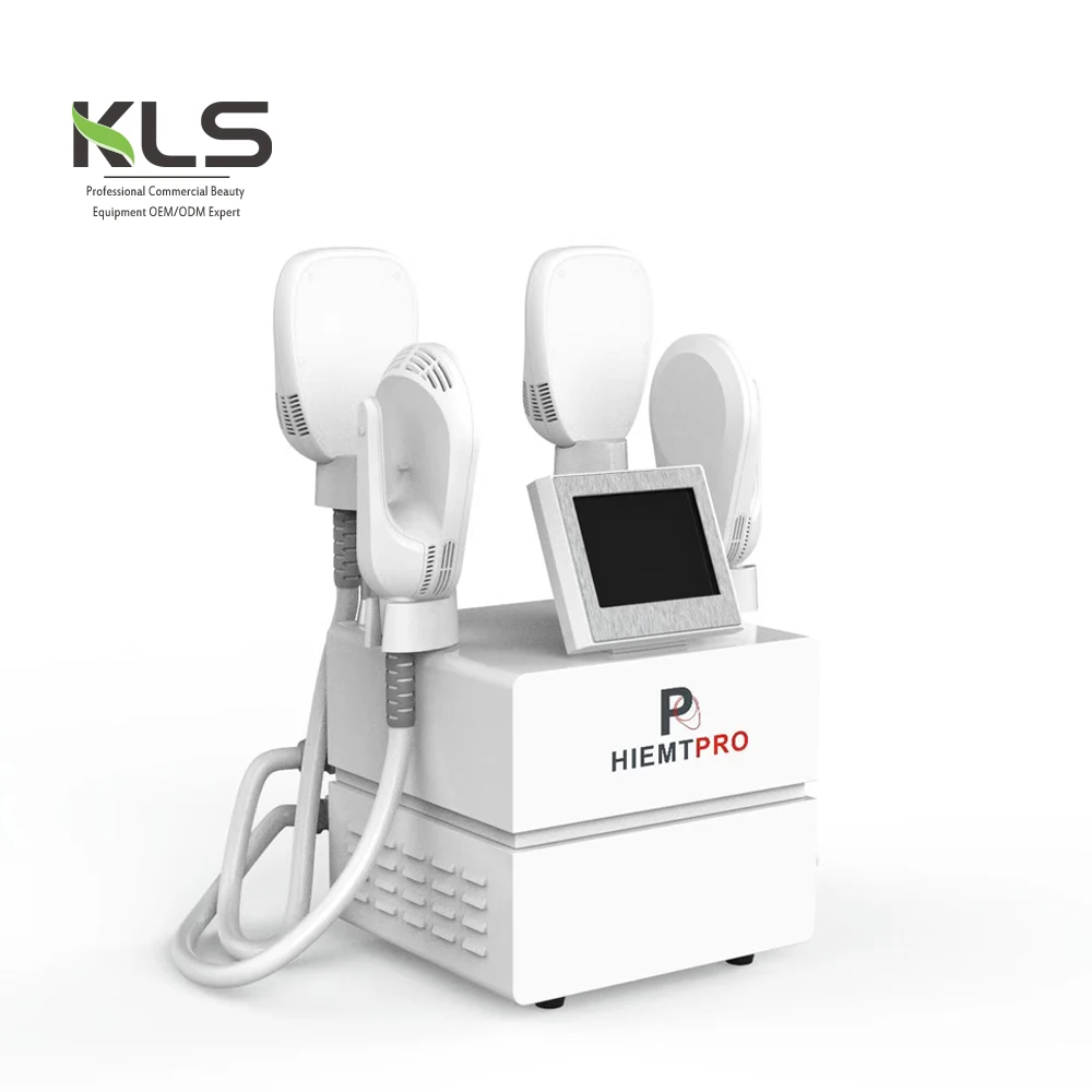  Newest HIEMTPRO 4 Handles EMS Muscle Stimulator High Intensity HIEMT Electromagnetic Sculpting Slimming