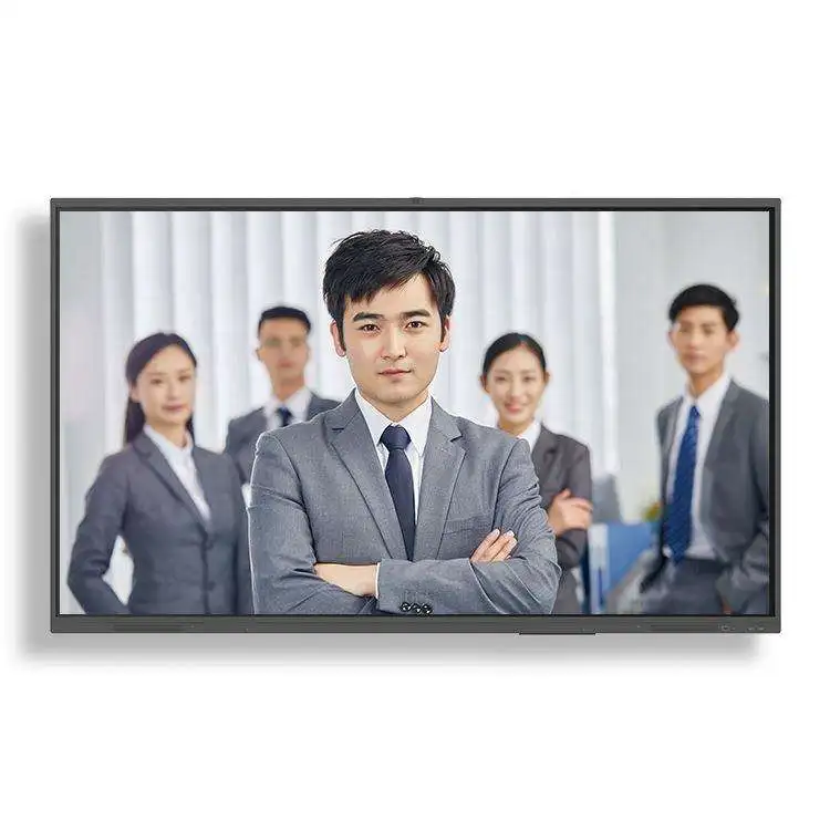 T-C275I 75Inch Hot Sale Dual System Teaching Electronic Whiteboard Digital Board Smart 4K Display ASANO All In One Touch Screen