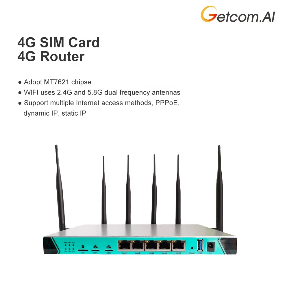 Маршрутизатор 4G 1200 Мбит/с две