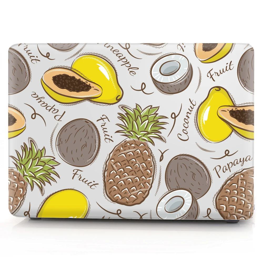 For Macbook Air Case Eco Friendly Cartoon Fruit Dust Cover Hard Shell For Macbook Pro 13 Air Pro 15 Touch Bar A2179 2020
