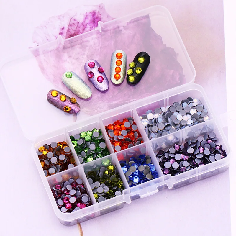 Hot Wholesale High Quality ss3-ss30 Hot Fix Crystal Glass Iron On Rhinestones Crystal Glue Back Bulk Hotfix Rhinestones