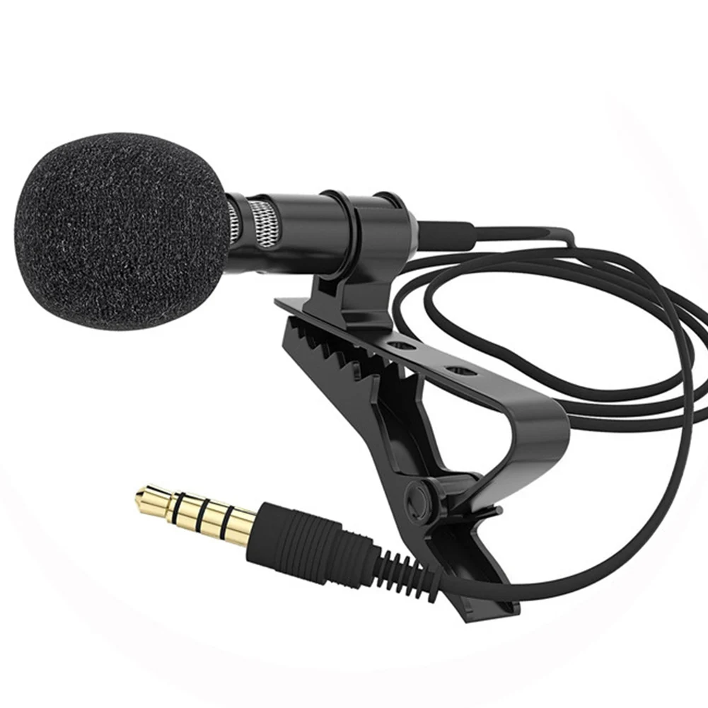 Mini USB Microphone Lapel Lavalier PC / Phone / Camera Mic Portable External Buttonhole Microphones for iPhone Laptop Computer