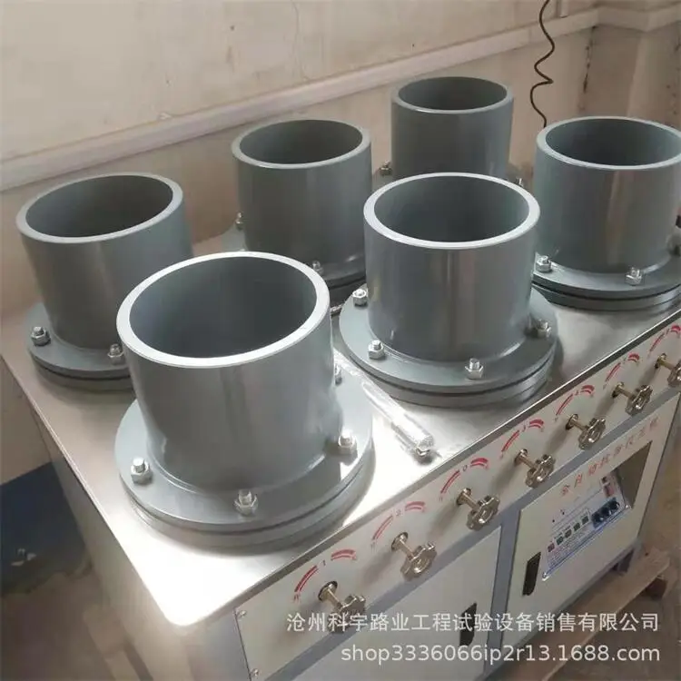 The manufacturer shall supply concrete impermeability meter and full-automatic pressure regulating impermeability meter