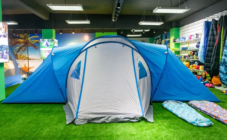  Best Prices High Quality Family Outdoor Camping 3 Rooms Tent For 6