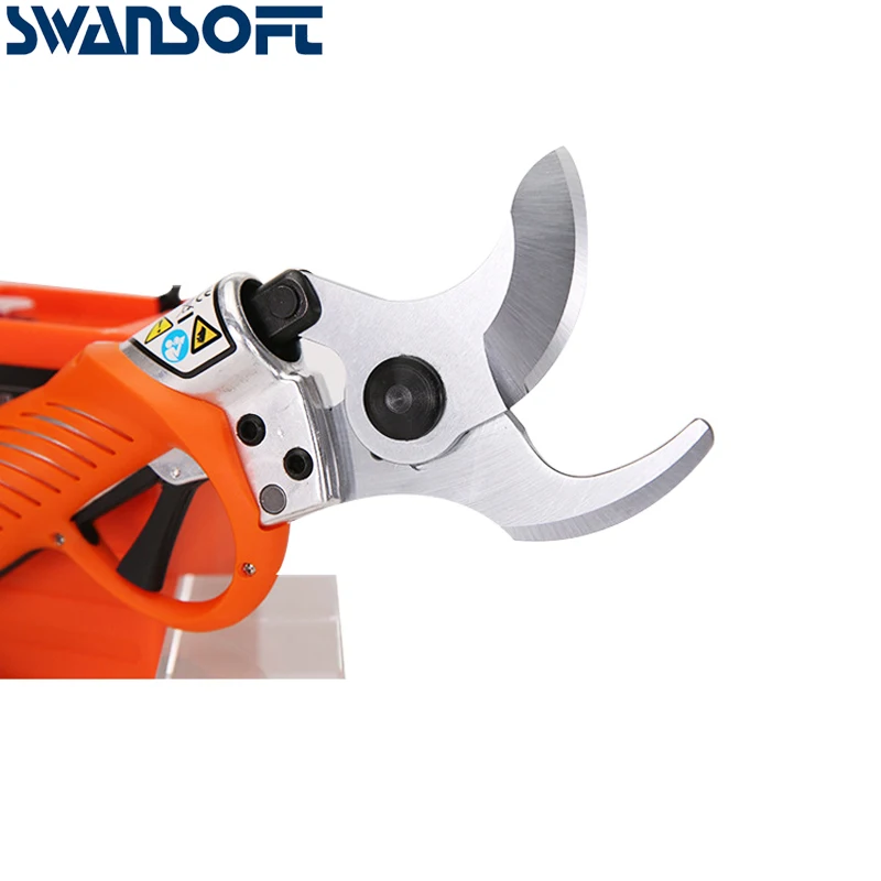 Swansoft High Quality Max. Cutting 45mm Electric Garden Tree Pruning Shear  with 10 Hours of Battery Life