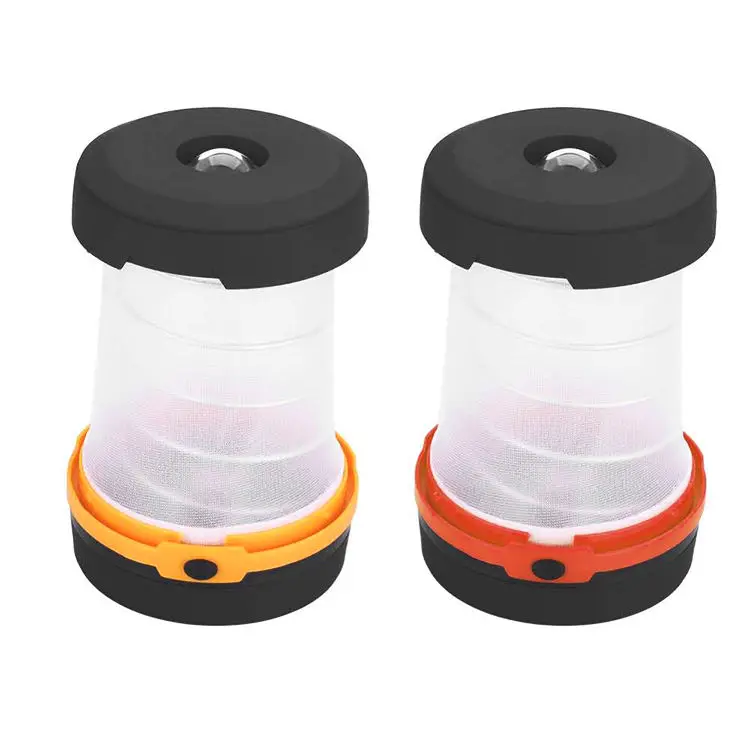 Battery Telescopic Hanging Multifunction Tent Flashlight Lamp Torch Fabric Portable Pop-up Led Camping Lantern Light