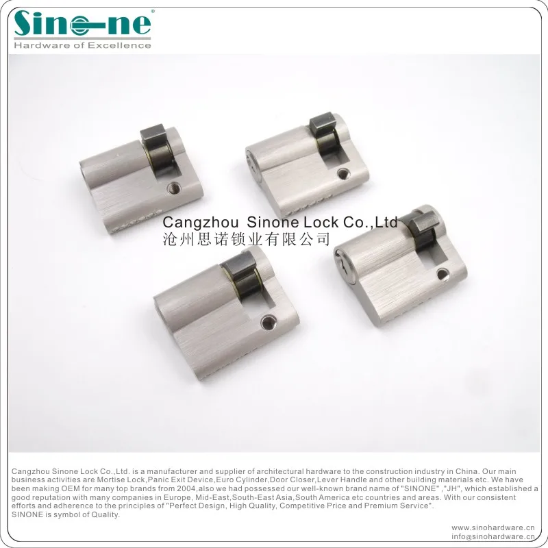 Euro Cylinder lock ALL Ranges type (Profile/Half/Bathroom Cylinder) Brass body anti snap Cylinder