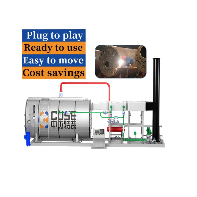 CJSE hot selling  hotel diesel fired 1 ton hot water boiler  industry gas boiler hot water boiler plug to play for hotel
