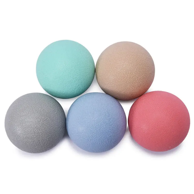 China New Type Mini Portable Eco-friendly Deep Blue Health Care Body Muscle Fitness Massage Ball With Logo