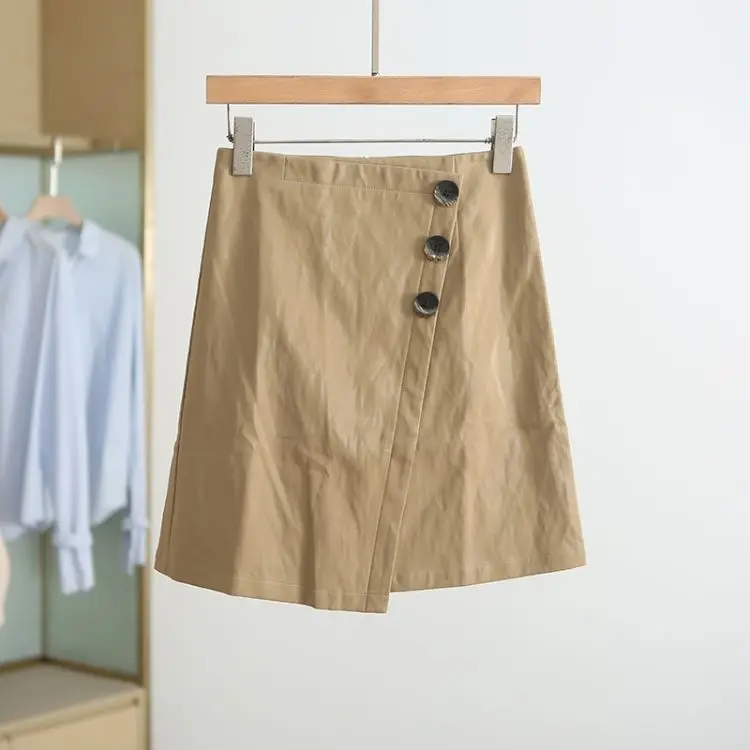 High Waisted Crimson Skirt for Women 100% Cotton Jersey Knit Solid Pattern with Sexy Style and Compression Lined Mesh Short