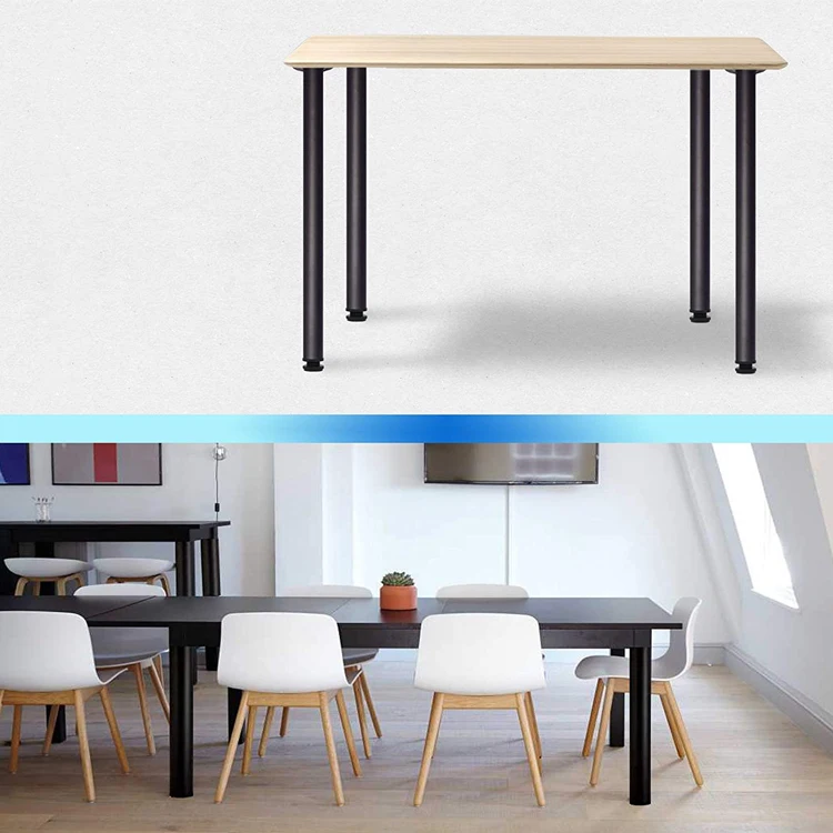 Wholesale Furniture Cast Iron Bench Coffee Dining Metal Detachable Fit DIY Adjustable Clamp Table Legs