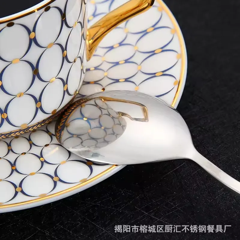 Personalized Mirror Silverware Travel Stainless Steel Portable Cutlery Set for Home Restaurant