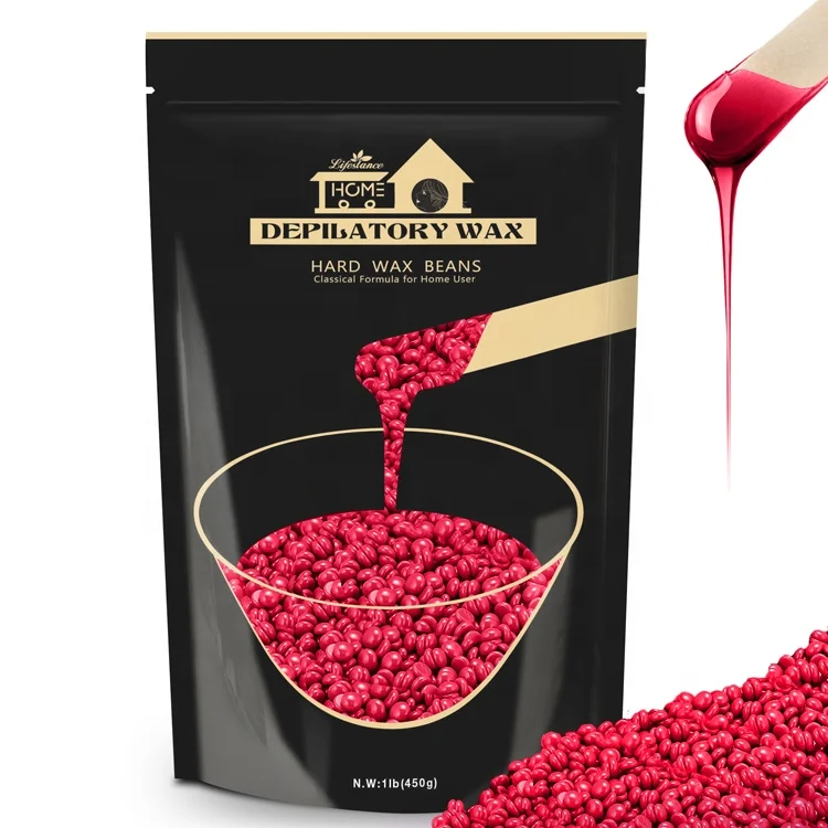 Lifestance воском бусины Твердые восковые бобы Новый 2020 бразильский 100 г блеск для удаления волос ног и тела OEM/ODM бикини/интимное лицо GMP