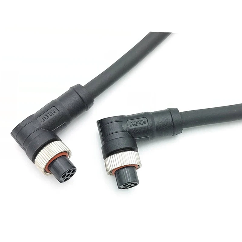 Electrical Waterproof Plug Connectors 3 5 8 33 Pin Circular 240V M8 Waterproof Connector