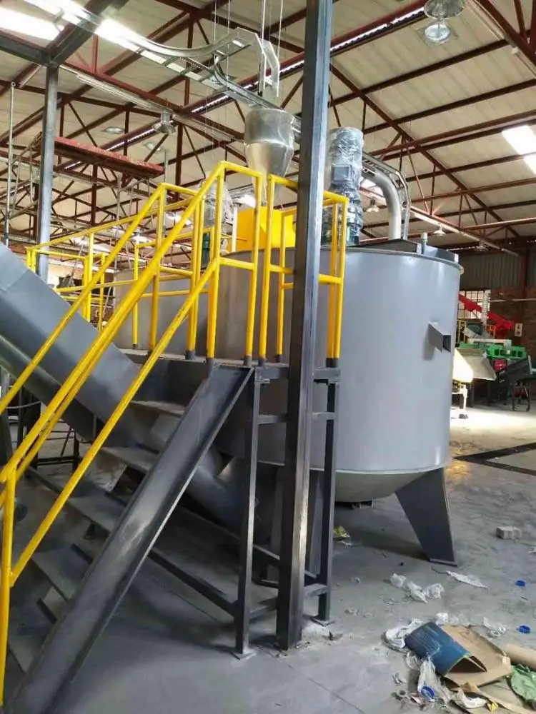 Plastic Washing Pet Bottle Used Line Flake Waste Recycling Machine