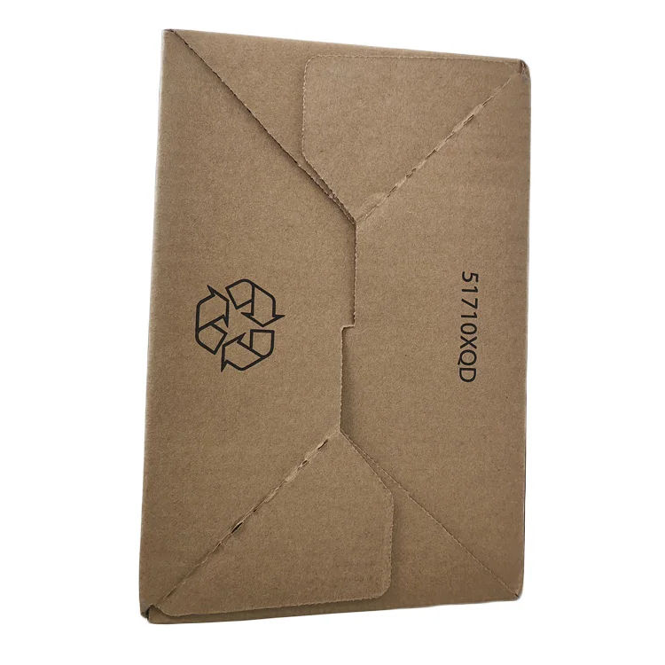 Recycled Brown Corrugated 3 layer carton cardboard Jewelry Shipping Boxes Kraft Custom Mailer Boxes with auto-lock bottom