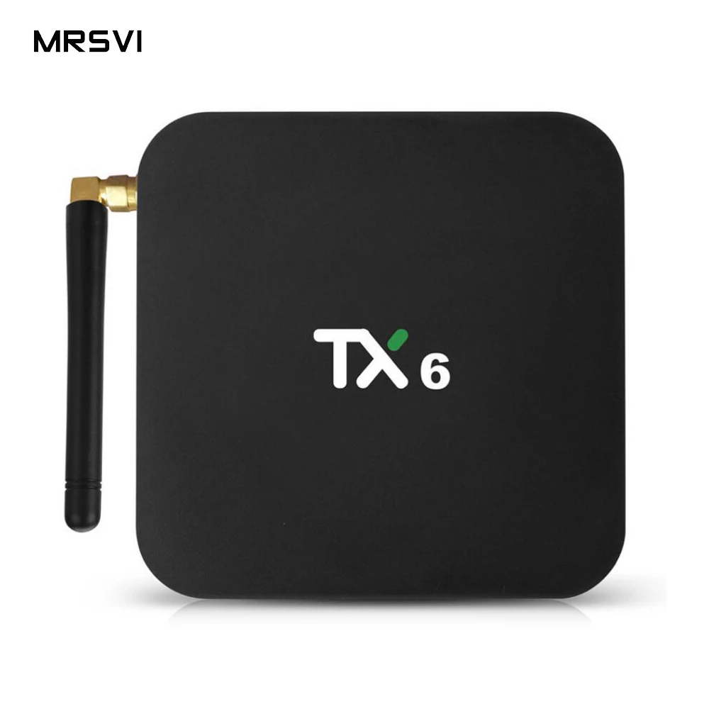 ТВ-приставка tanix tx6 Android 9,0 2,4G/5G двухдиапазонный wifi медиаплеер tx6 мини android iptv ТВ-приставка