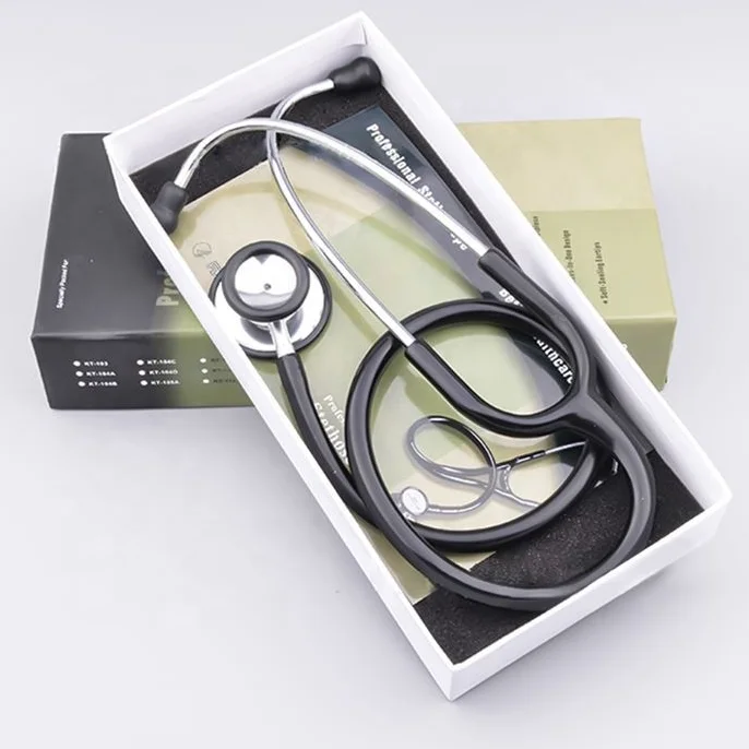 Factory sale Medical Stethoscope For Adult Economical Professional Medical Use Aluminum Dual Cardiology Stethoscope