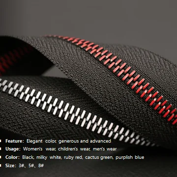 Оптовая продажа высококачественные аксессуары для одежды металлическая молния с зубцами из розового золота на заказ