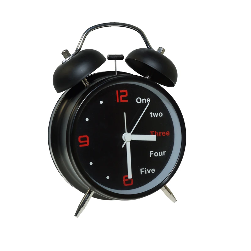 T307 Tabletop Classical Quartz Promotional Modern Home Desk & Table Gold Twin Bell Alarm Clock