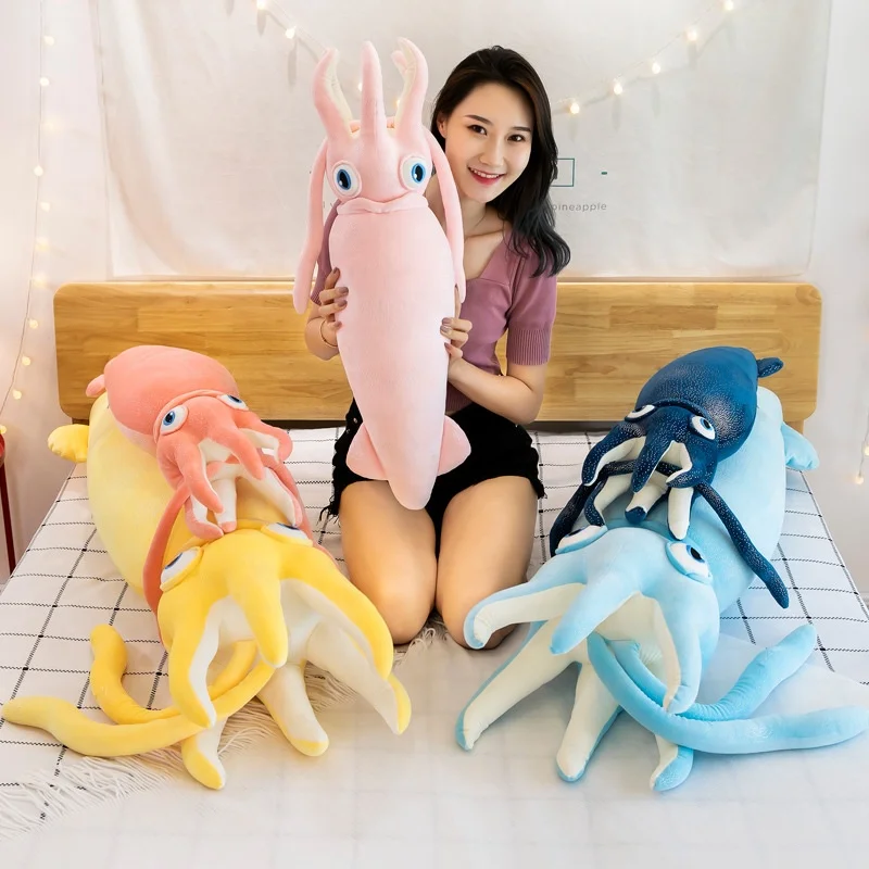 Animated Stuffed Sea Animals Funny Octopus Cute Giant Squid Plush Stuffed Animal Soft Toy for Kids