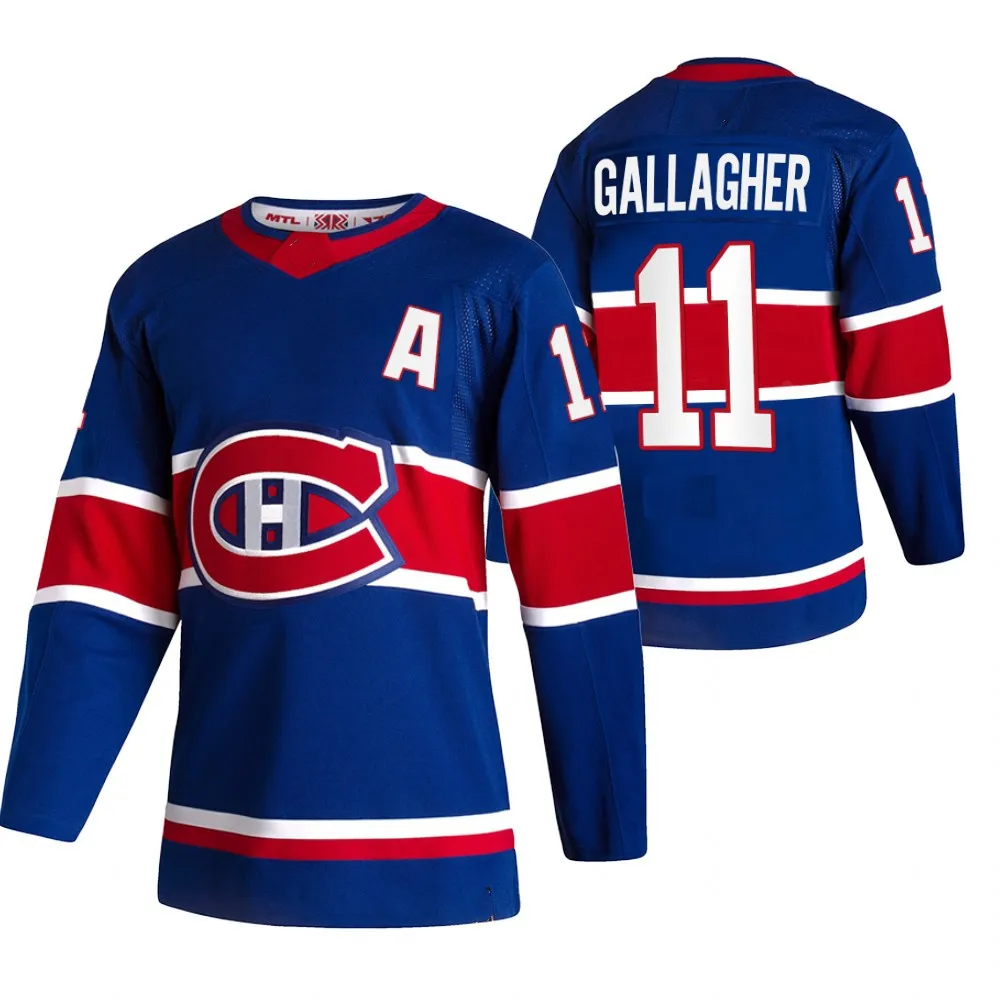 Wholesale Cheap New 2021 Reverse Retro Montreal Stitched Sports Ice Hockey Jerseys Custom Canadien 6 Weber 11 Gallagher 31 Price