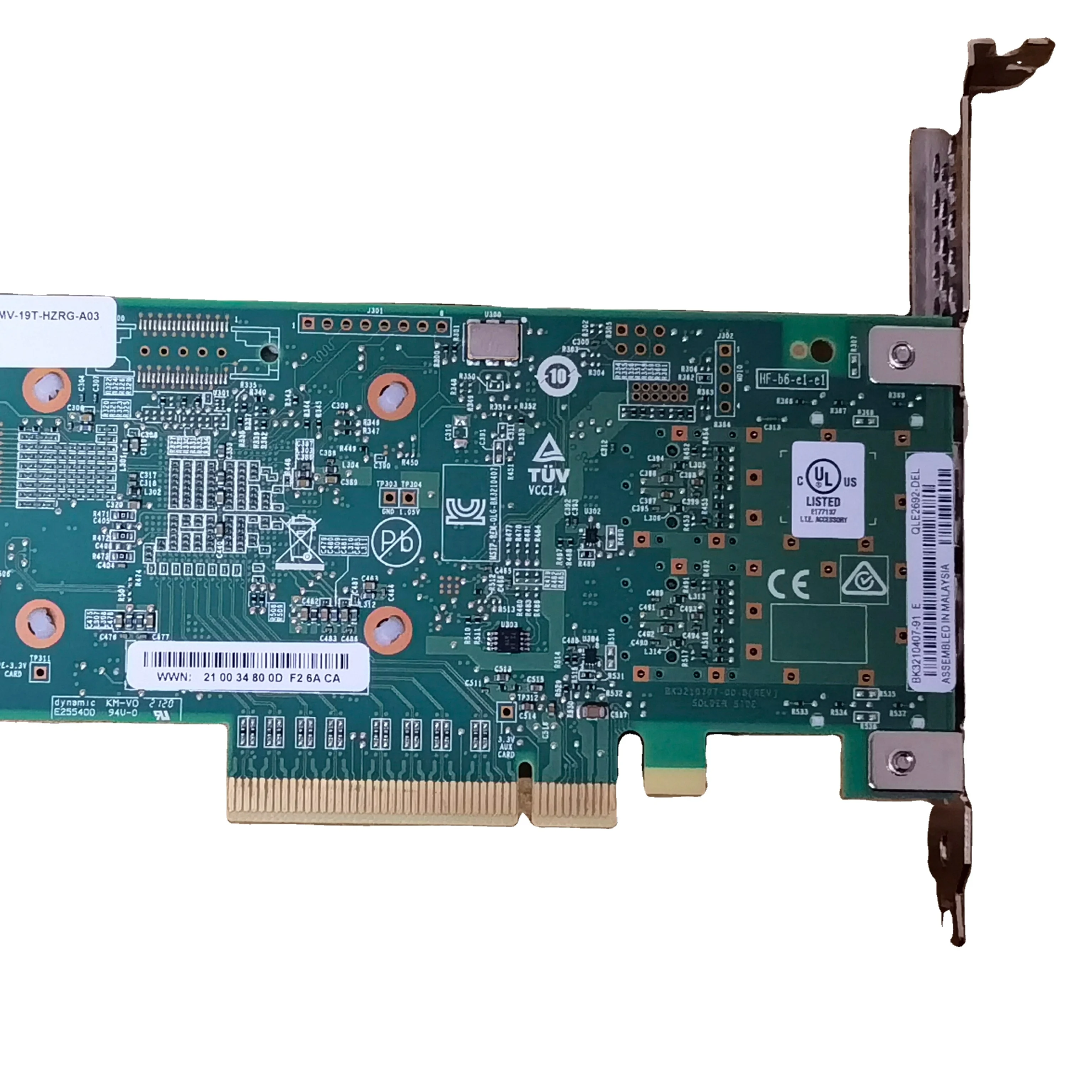 QLE 2692 Dual Port 16Gb Fibre Channel HBA, Low Profile  0TCK3G BK3210407 403-BBMT CK9H1 WVT0T QLE2692 adapter