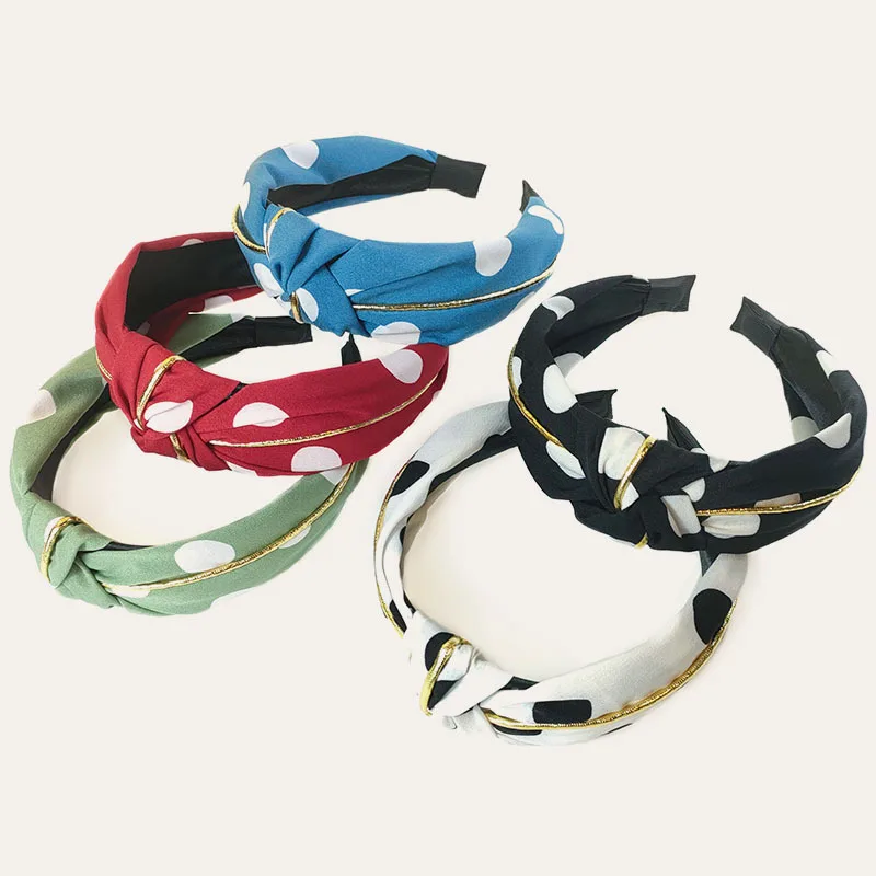
Fashionable melting bowknot hairbands wave dot stripe grid hair hoop hair accessories girl 