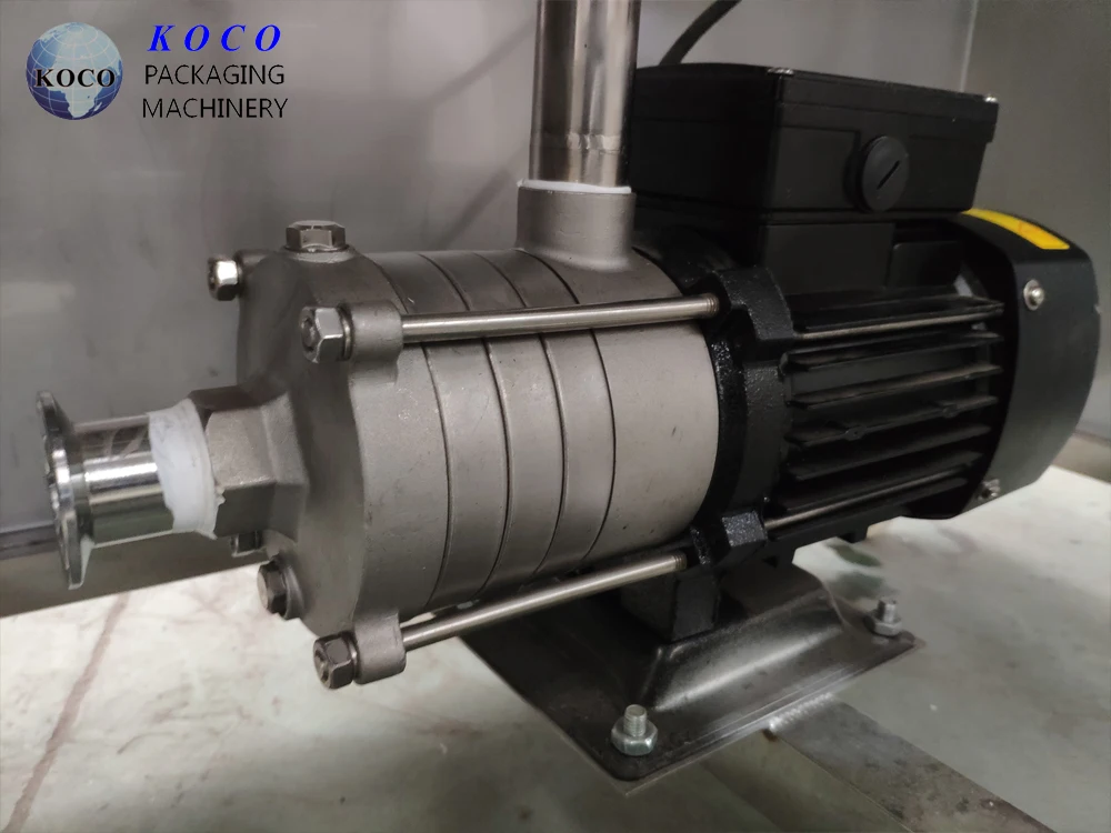 KOCO plastic bag fillng sealing machine for fruit juice flavour soda water