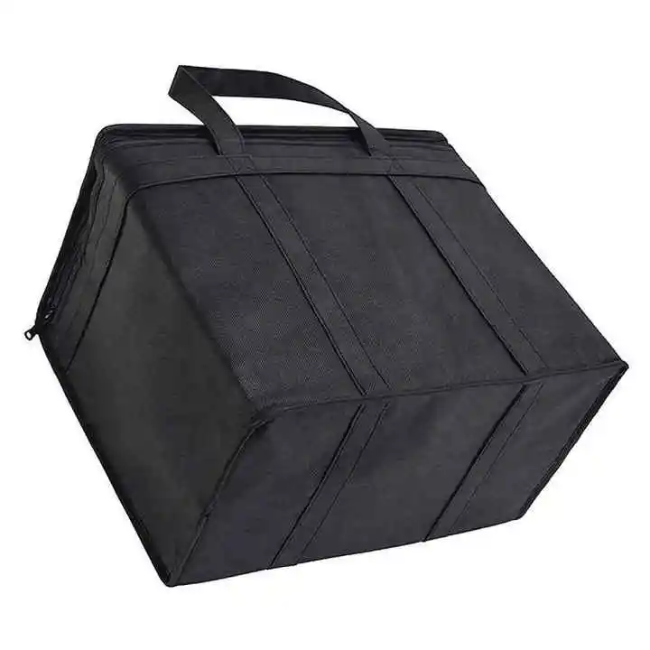 Reusable Thermal Insulated Cooler Bag Grocery Cool Carry Non Woven Lunch Cooler Bag For Food