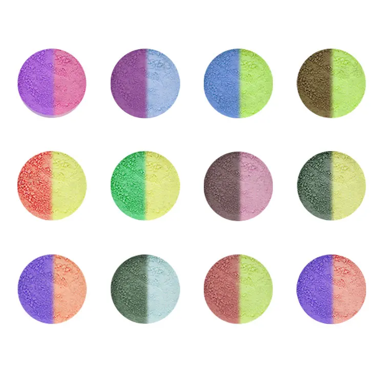 Brand Mcess thermochromic temperature activated pigment powder for fabric plastic