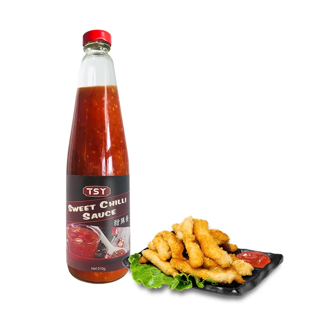 TSY Food HALAL Hot Garlic Tasty Brands Manufacturer Dubai Supermarket 482g Thai Sweet Chilli Sauce for Chicken