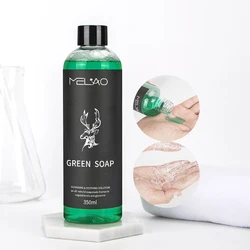 MELAO Tattoo Parlors Custom Vegan Brightening Deep Cleansing Smoothing Tattoo Skin After Care Tattoos Aftercare Green Soap