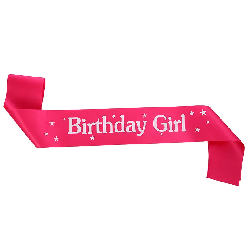 Birthday Girl Shoulder Belt Etiquette Belt Hair Jewelry