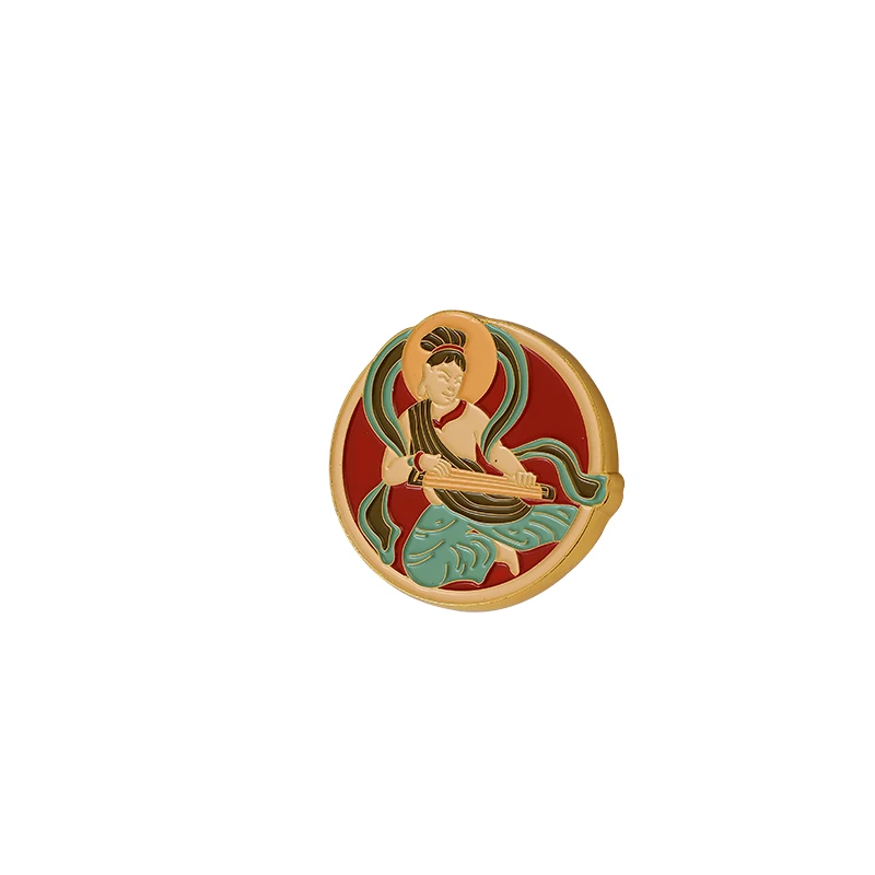 Customized Characters change faces in Beijing Opera badge zinc alloy lapel pin Wholesale Logo Enamel Pin Soft Hard Enamel Pins
