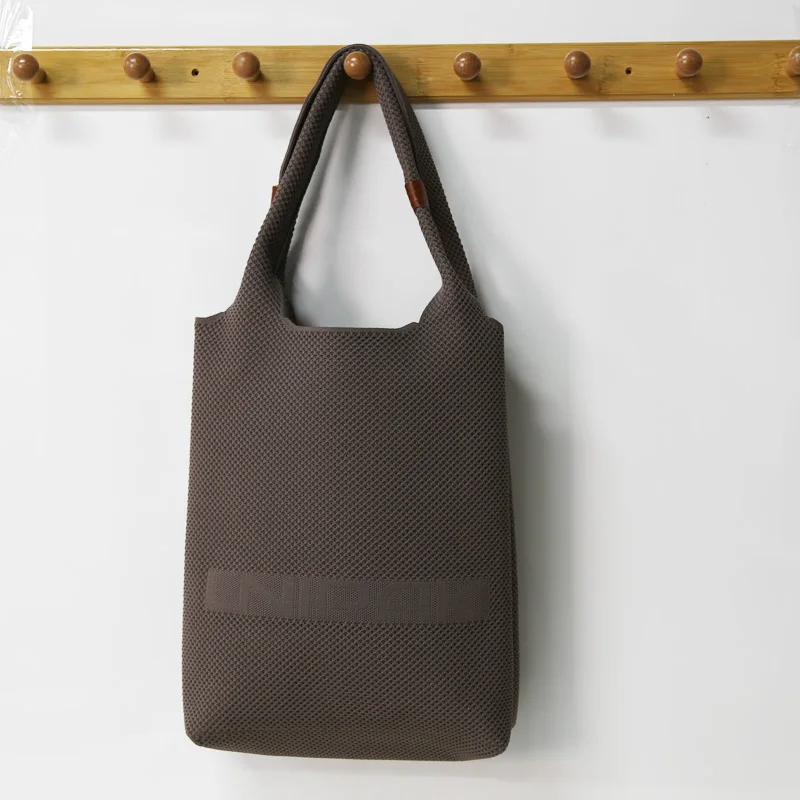Hot selling niche design handmade knitting bags machine knitting bag
