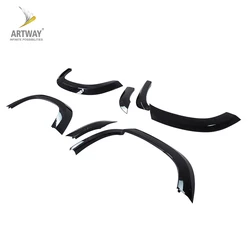 Брызговики для автомобильных крыльев, колёсные арки, новый defender 110 I663, глянцевый черный комплект брызговиков для land rover