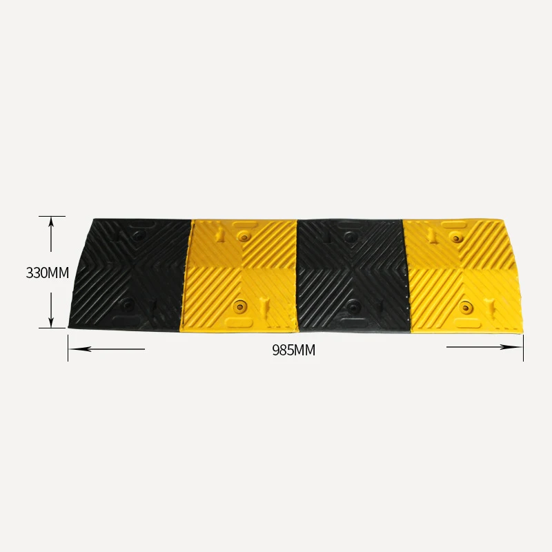 985*330*35mm road flexible rehabilitate high visibility speed reducer breaker  speed bump