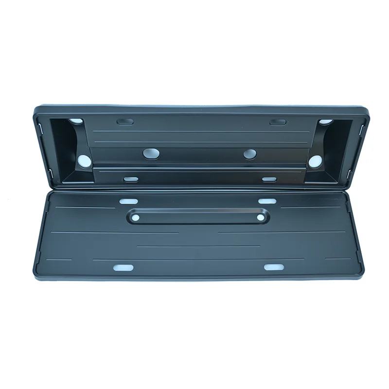 Car license plate frame ABS material all-inclusive hidden license plate holder installation For Model Y