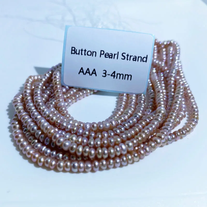 High Quality 100% Real Natural Freshwater Pearls Strand 2-12 mm Button Pearls Mix Colors Necklace Loose Pearls Enthusiasts