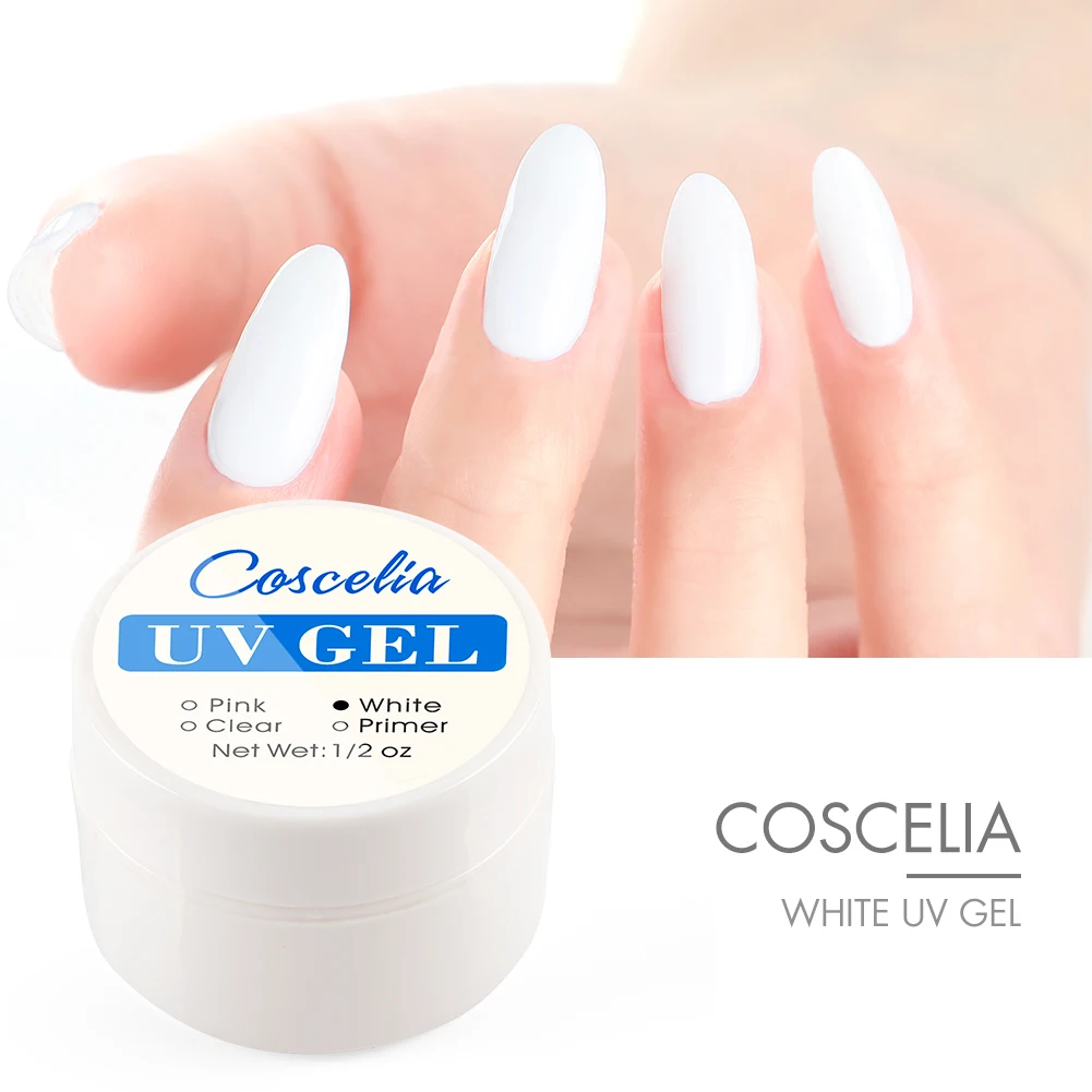 OEM ODM 3 Colors Clear Pink White UV Nail Gel Extension Buildering Gel Nail Paint Salon Accessories Other Nail Supplie Salon